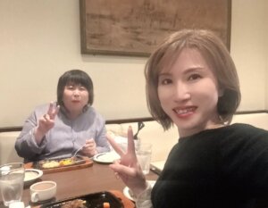 あゆさんと楽しい美味しいランチミーティングです(^^♪ 二人で担当させていただい...