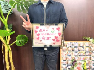 彼女の誕生日のサプライズプロポーズは大成功(*^^)v 昨日も幸せ一杯の男性会員...