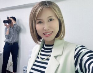 昨日は男性のお客さまのご入会手続きとプロフィール写真撮影会！ 慣れない撮影で緊張...